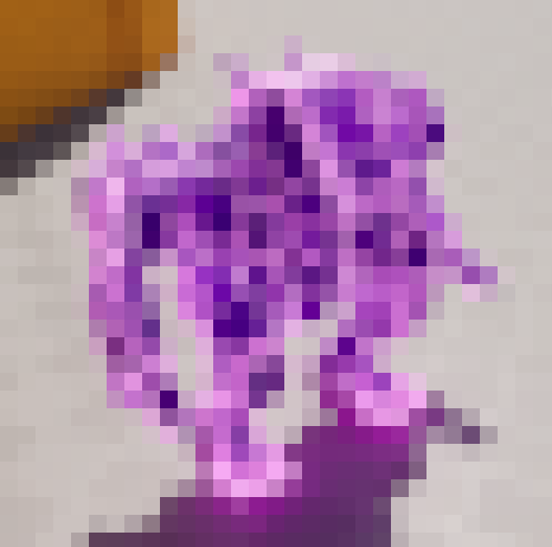 A crystalline enemy mid-spawn, glowing against the dark
